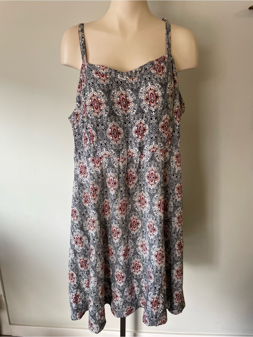 Torrid Challis Tank Dress Smocked Plus Size 3 3X
